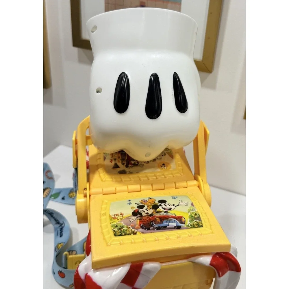 Disney Parks Mickey & Minnie's Runaway Railway Picnic Basket Popcorn Bucket 2023